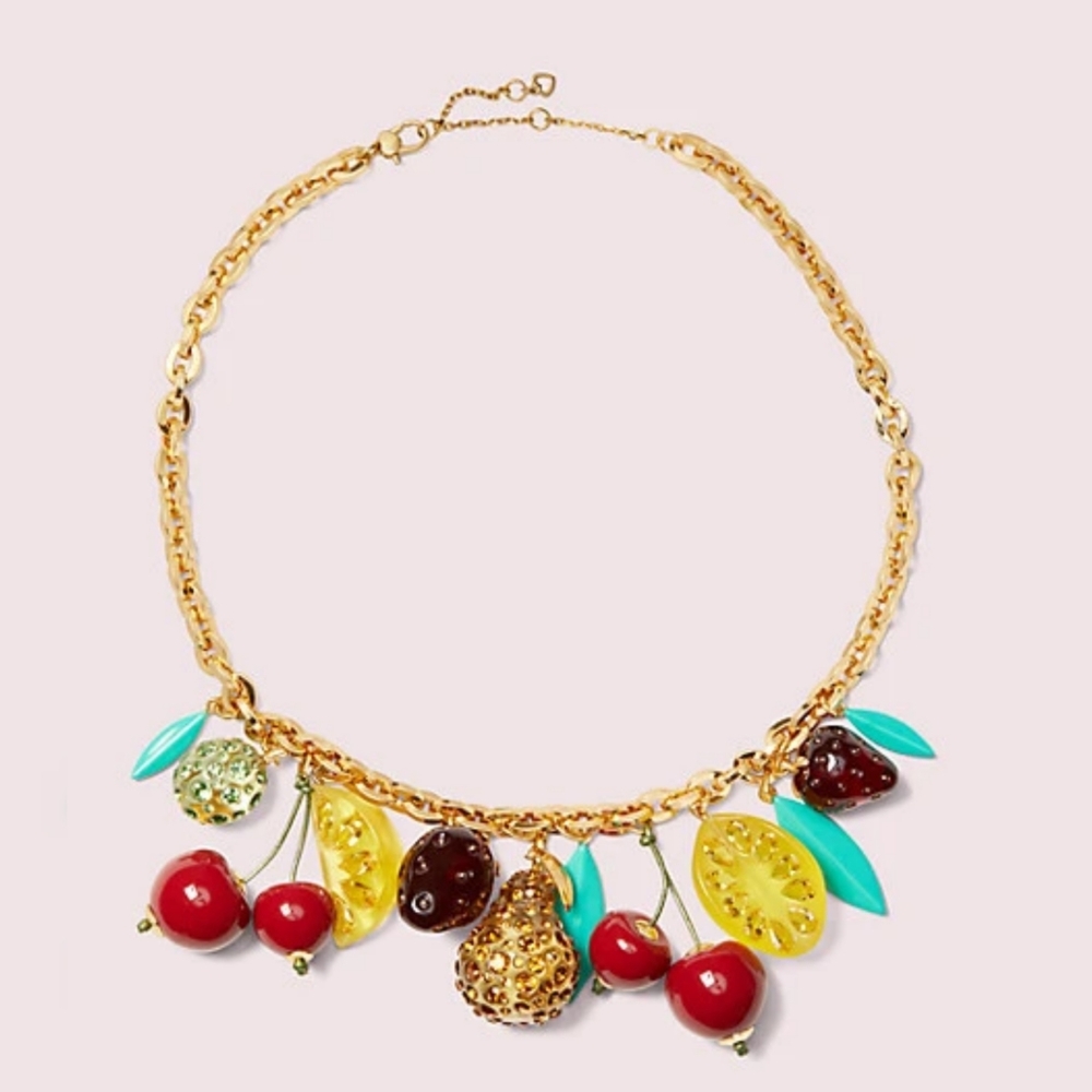 Kate spade BNWT tutti fruity charm necklace